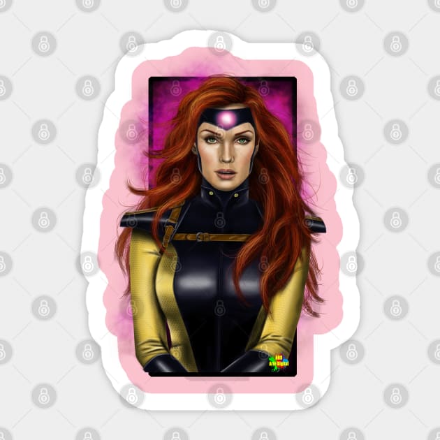 jean grey Sticker by NRO Arte Digital